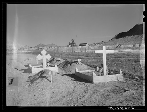 Untitled photo, possibly related to: Cemetery. Tonopah, Nevada