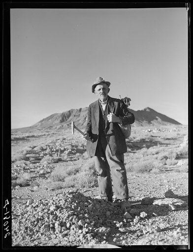 Rocky Mountain George, sixty-eight year old prospector. Esmeralda County, Nevada
