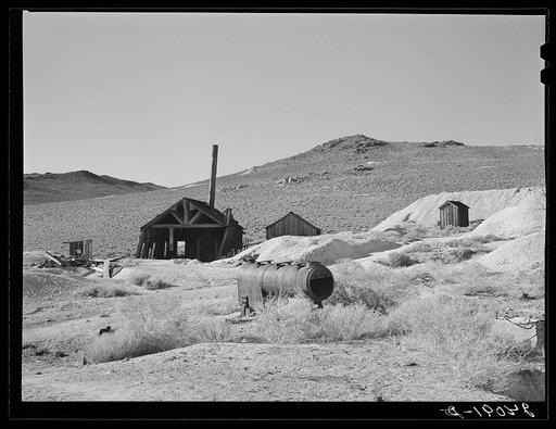 Abandoned mine. Washoe County, Nevada