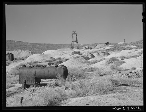 Abandoned mine. Washoe County, Nevada