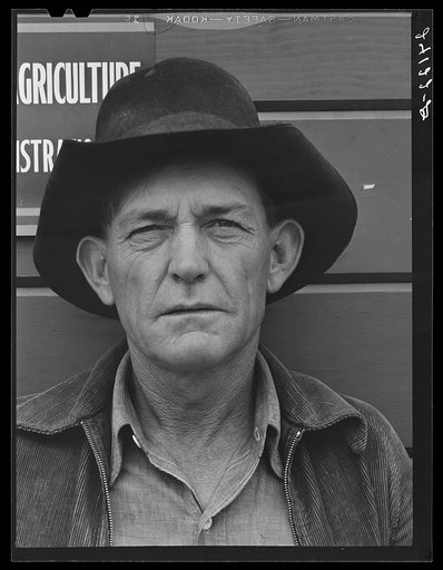 Untitled photo, possibly related to: Migrant field worker. Tulare migrant camp. Visalia, California