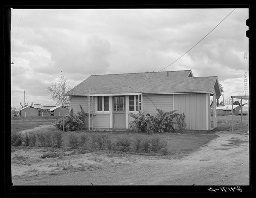 Labor home. Tulare migrant camp. Visalia, California