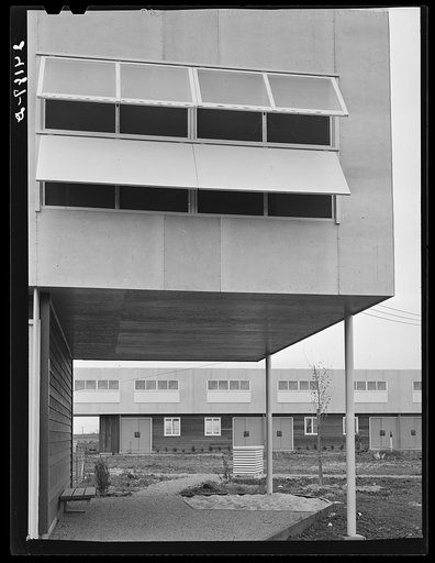 Newly constructed migrant camp. Firebaugh, California