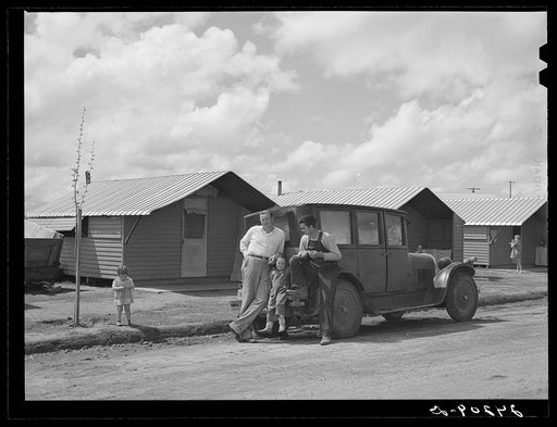 Tulare migrant camp. Visalia, California