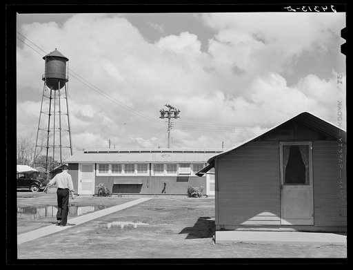 Tulare migrant camp. Visalia, California