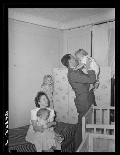 Untitled photo, possibly related to: Family living at Forest Hills. New York City