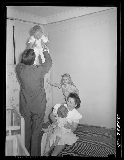 Untitled photo, possibly related to: Family living at Forest Hills. New York City
