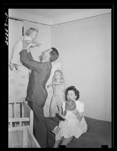 Family living at Forest Hills. New York City