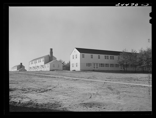 Greenbelt defense housing. Maryland