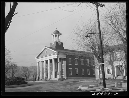 County courthouse. McConnellsburg, Pennsylvania