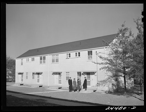 Greenbelt defense housing. Maryland