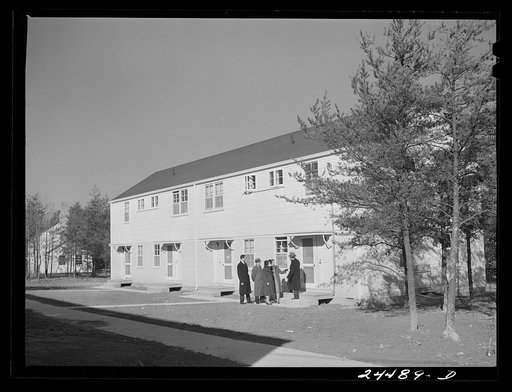 Greenbelt defense housing. Maryland