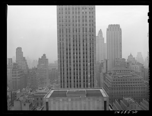 New York, New York. Skyline of midtown Manhattan