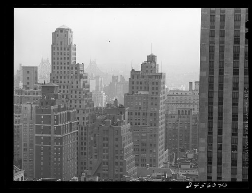 New York, New York. Skyline of midtown Manhattan