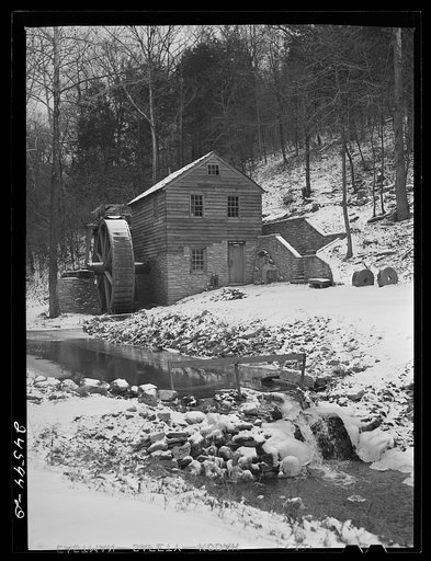 Untitled photo, possibly related to: Norris, Tennessee (vicinity). Old mill