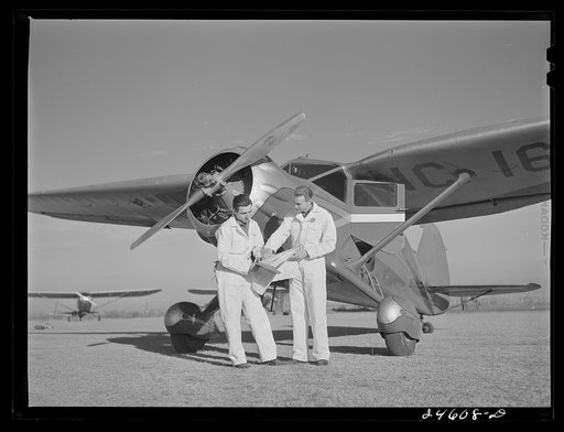 Student pilots. Meacham Field, Fort Worth, Texas