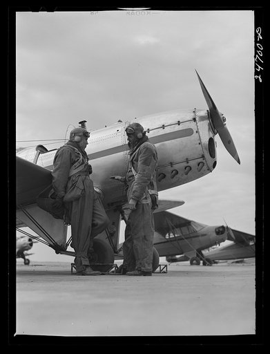Untitled photo, possibly related to: Fort Worth, Texas. Meacham Field. Instructor