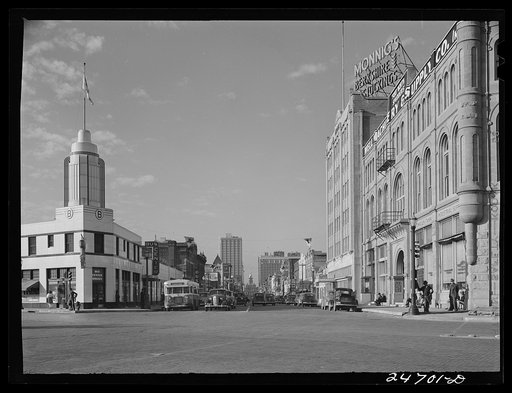 Fort Worth, Texas. View of Main Street