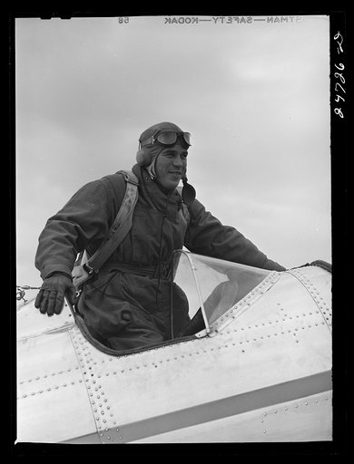 Fort Worth, Texas. Meacham Field. Student pilot
