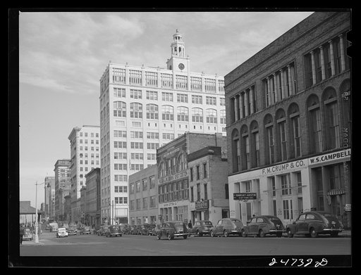 Untitled photo, possibly related to: Memphis, Tennessee. View of downtown