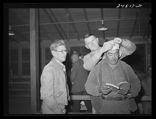 Untitled photo, possibly related to: First aid class FSA (Farm Security Administration) camp, Robstown, Texas