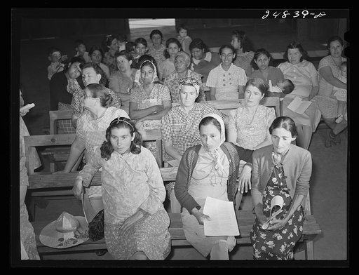 Women's health and sanitation committee meeting. Robstown, Texas