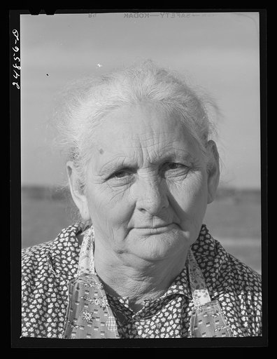 Mother of migratory worker. FSA (Farm Security Administration) camp, Robstown, Texas