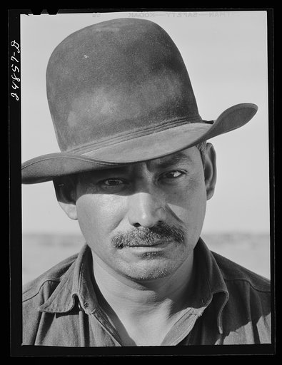 Untitled photo, possibly related to: Migratory farm worker. Robstown camp, Robstown, Texas
