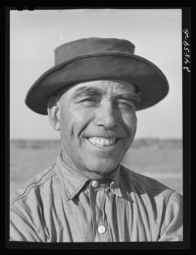 Untitled photo, possibly related to: Migratory farm worker. FAS (Farm Security Administration) camp, Robstown, Texas