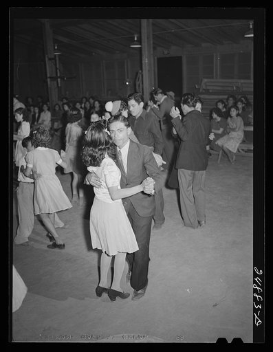 Saturday night dance. Community center. Robstown camp, Texas