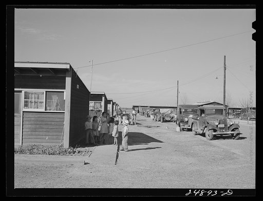 View of camp. Robstown camp, Texas