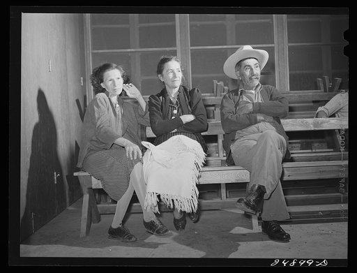 Saturday night dance. Robstown FSA (Farm Security Administration) camp, Texas