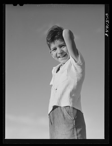 Untitled photo, possibly related to: Migratory worker's child. Robstown FSA (Farm Security Administration) camp, Texas