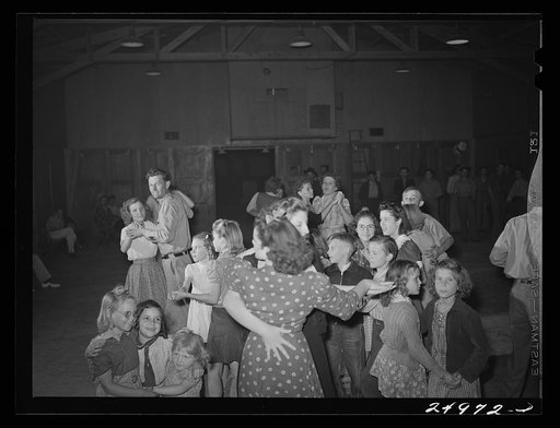 Untitled photo, possibly related to: Weslaco, Texas. FSA (Farm Security Administration) camp. Square dancing, Saturday night