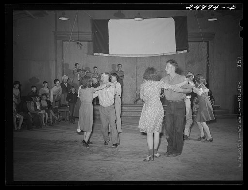 Untitled photo, possibly related to: Weslaco, Texas. FSA (Farm Security Administration) camp. Square dancing, Saturday night