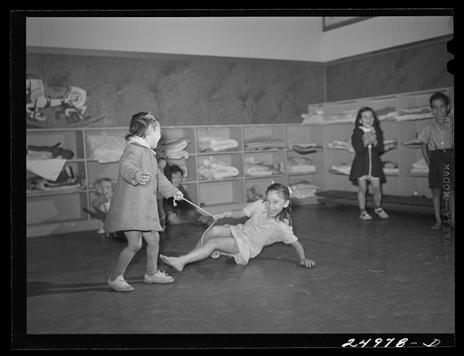 Untitled photo, possibly related to: Harlingen, Texas. FSA (Farm Security Administration) camp. Free play, nursery school