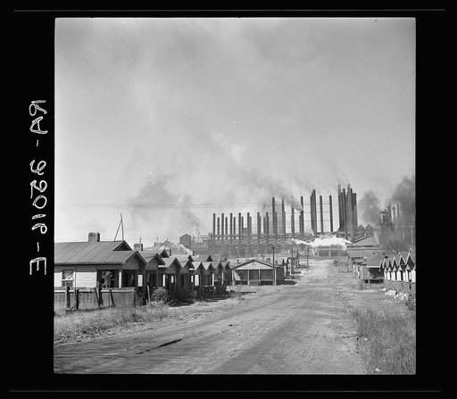 Company houses near steel mills. Ensley, Alabama