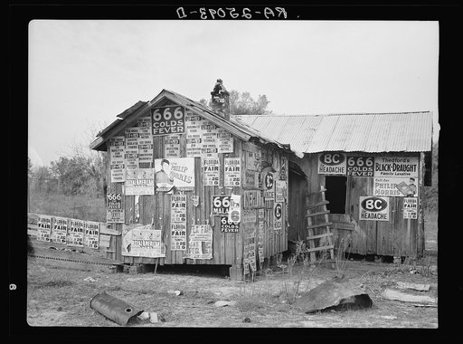 Abandoned house on the Withlacoochee Land Use Project, Florida