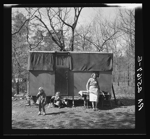 Migrants from Indiana near Birmingham, Alabama