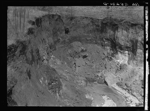 Untitled photo, possibly related to: Erosion. Stewart County, Georgia