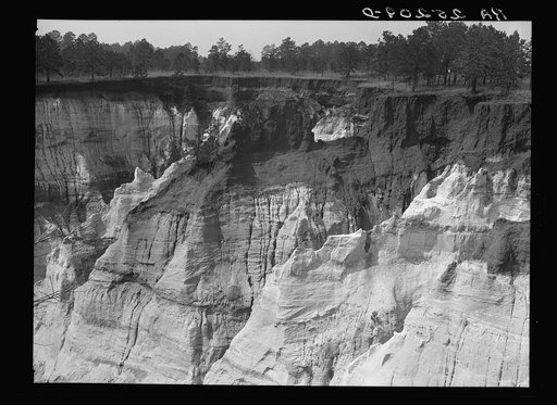 Untitled photo, possibly related to: Erosion. Stewart County, Georgia
