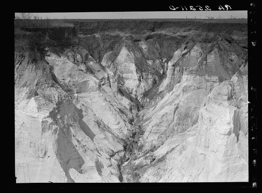 Untitled photo, possibly related to: Erosion. Stewart County, Georgia