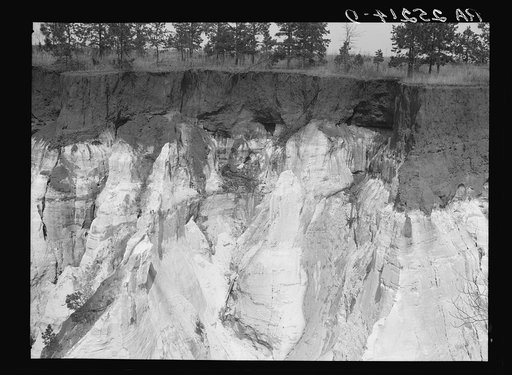 Untitled photo, possibly related to: Erosion. Stewart County, Georgia