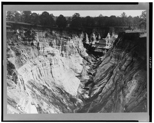 Erosion. Stewart County, Georgia