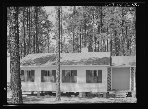 New house at Penderlea Homesteads, North Carolina
