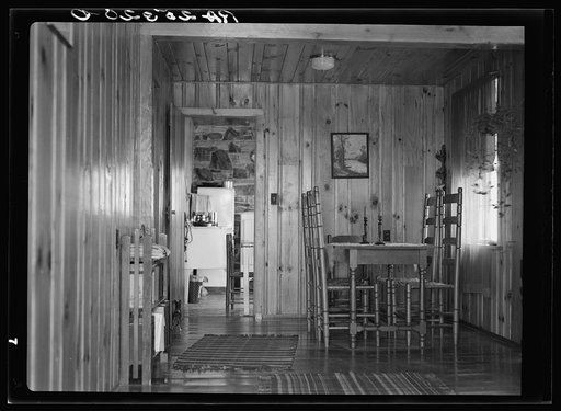 Untitled photo, possibly related to: Interior of house at Cumberland Homesteads, Crossville, Tennessee