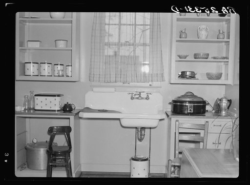 Untitled photo, possibly related to: Kitchen in one of the Gardendale Homesteads, Alabama