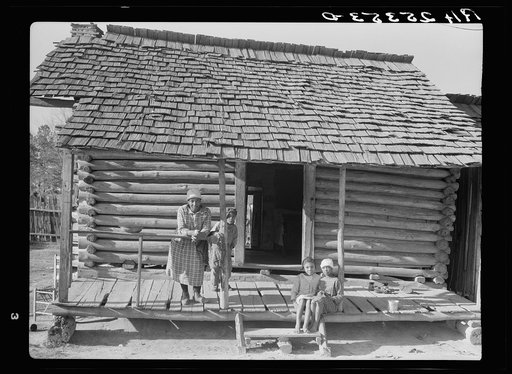 Descendants of former slaves on the Pettway Plantation. Gees Bend, Alabama