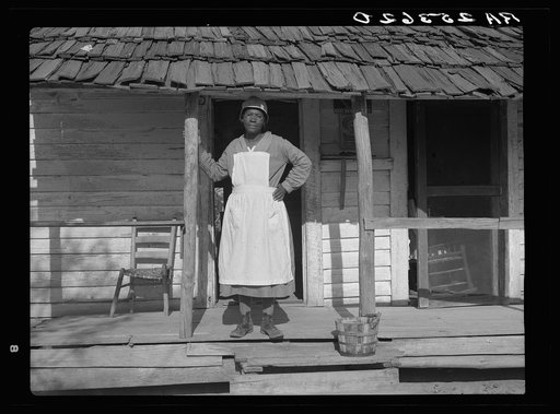 Woman on the Gees Bend Plantation. Wilcox County, Alabama
