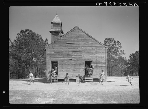 School is out. Gees Bend, Alabama